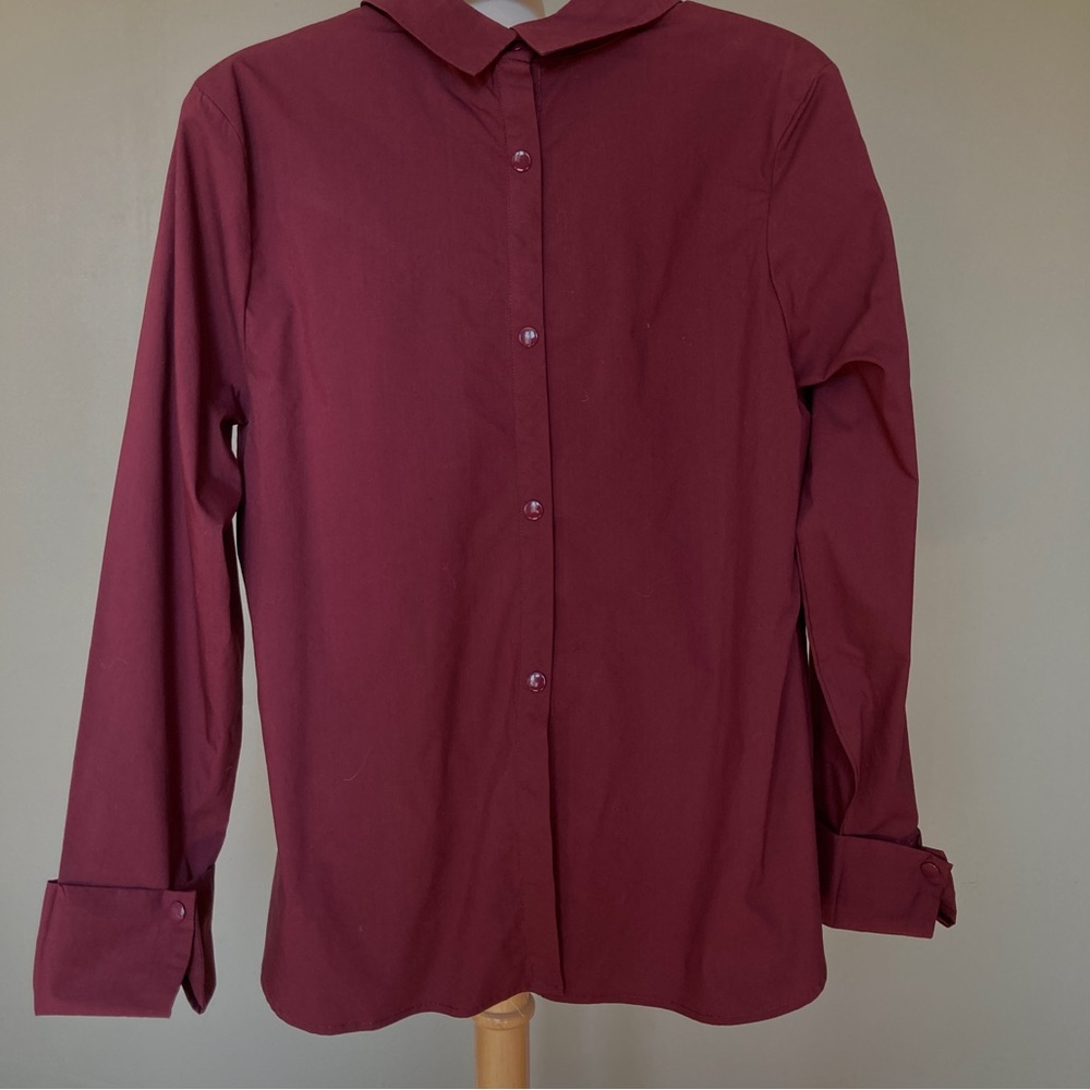 COMO BLACK Rear Closure Shirt - Picture 2 of 6